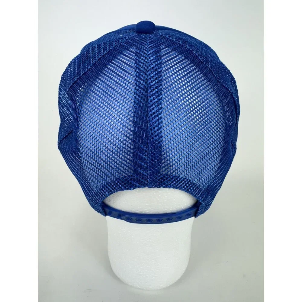 VTG  Blue Trucker Hat Snapback Cap Mesh Builder Contractor Lebanon Pa‎ Roper